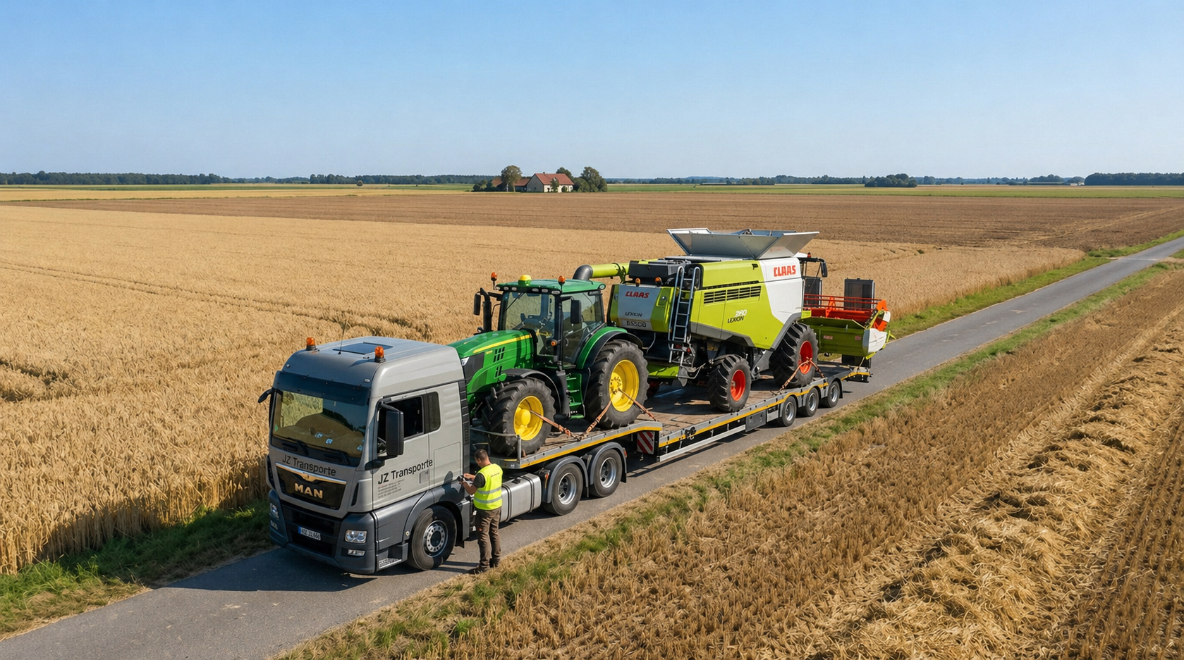 Landmaschinentransporte